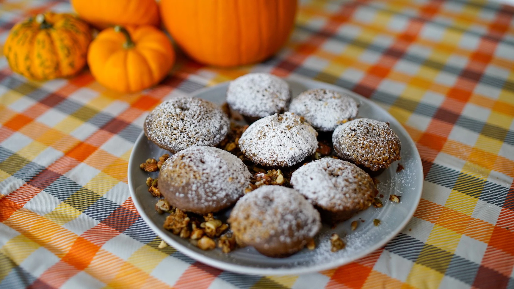 Granola Butter Stuffed Pancake Poppers * Bakery on Main