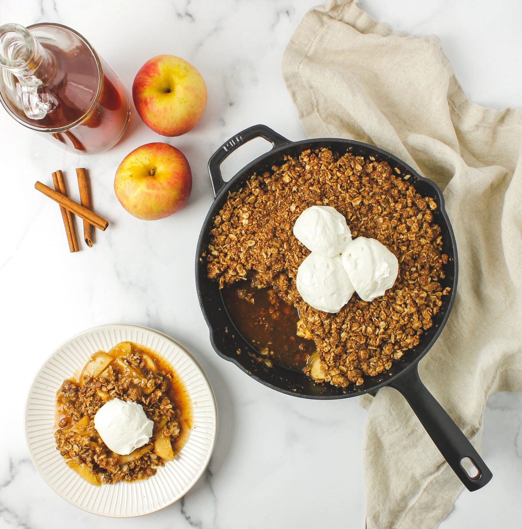 Maple Whiskey Apple Cinnamon Crisp * Bakery on Main