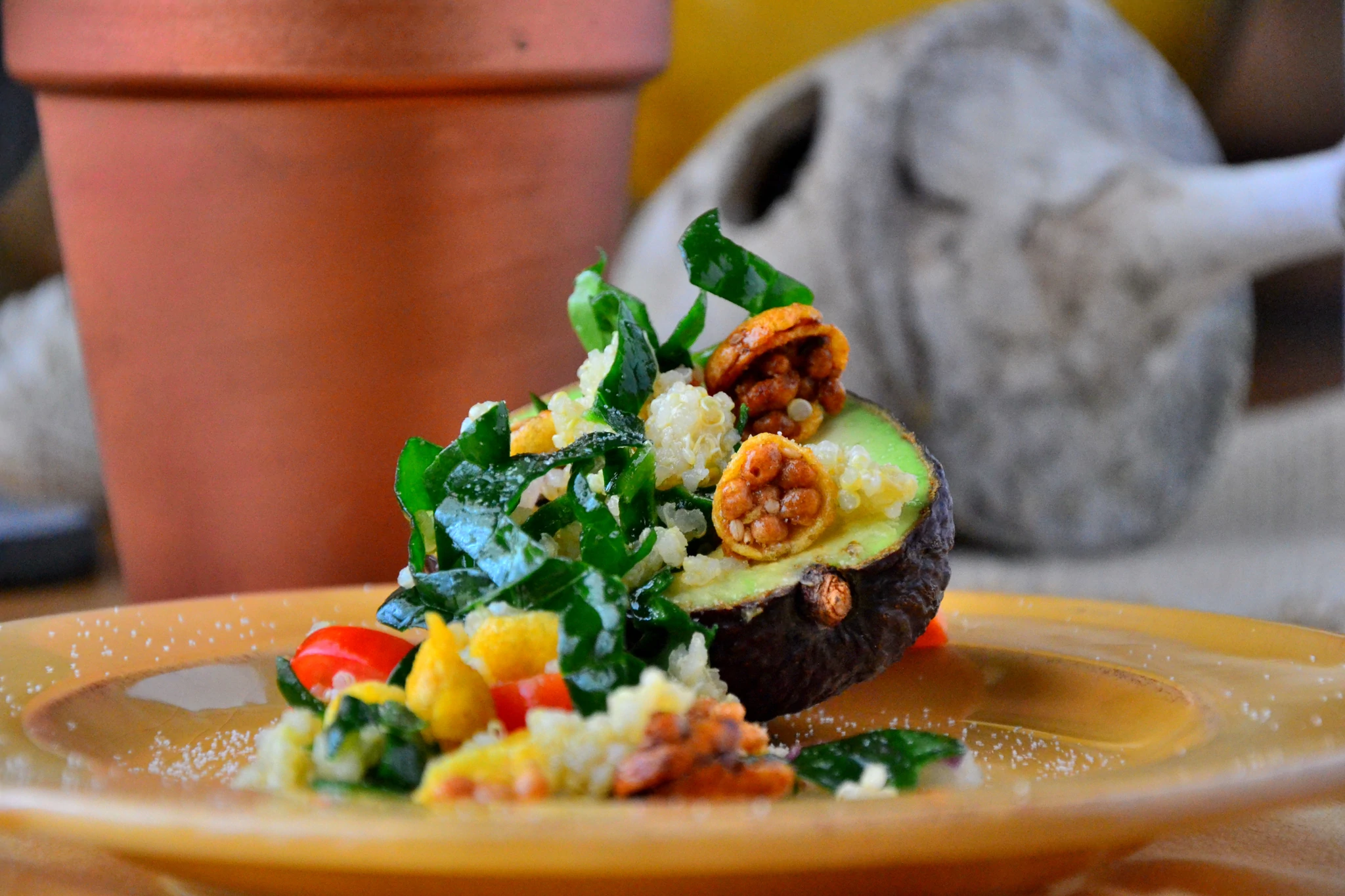 Quinoa and Grape Stuffed Avocado Salad * Bakery on Main